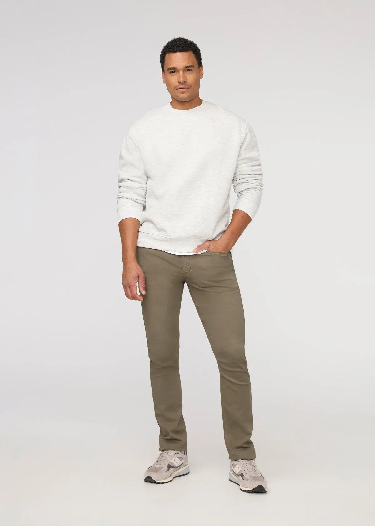 No Sweat Relaxed Taper - Eucalyptus sold by DUER