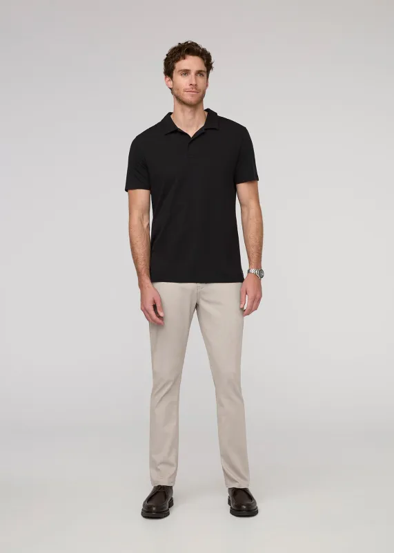 NuStretch Slim Straight Trouser - Stone sold by DUER