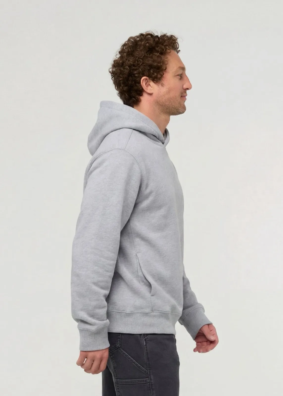 DuraSoft Fleece Motion Hoodie - Heather Grey sold by DUER product image thumbnail 3
