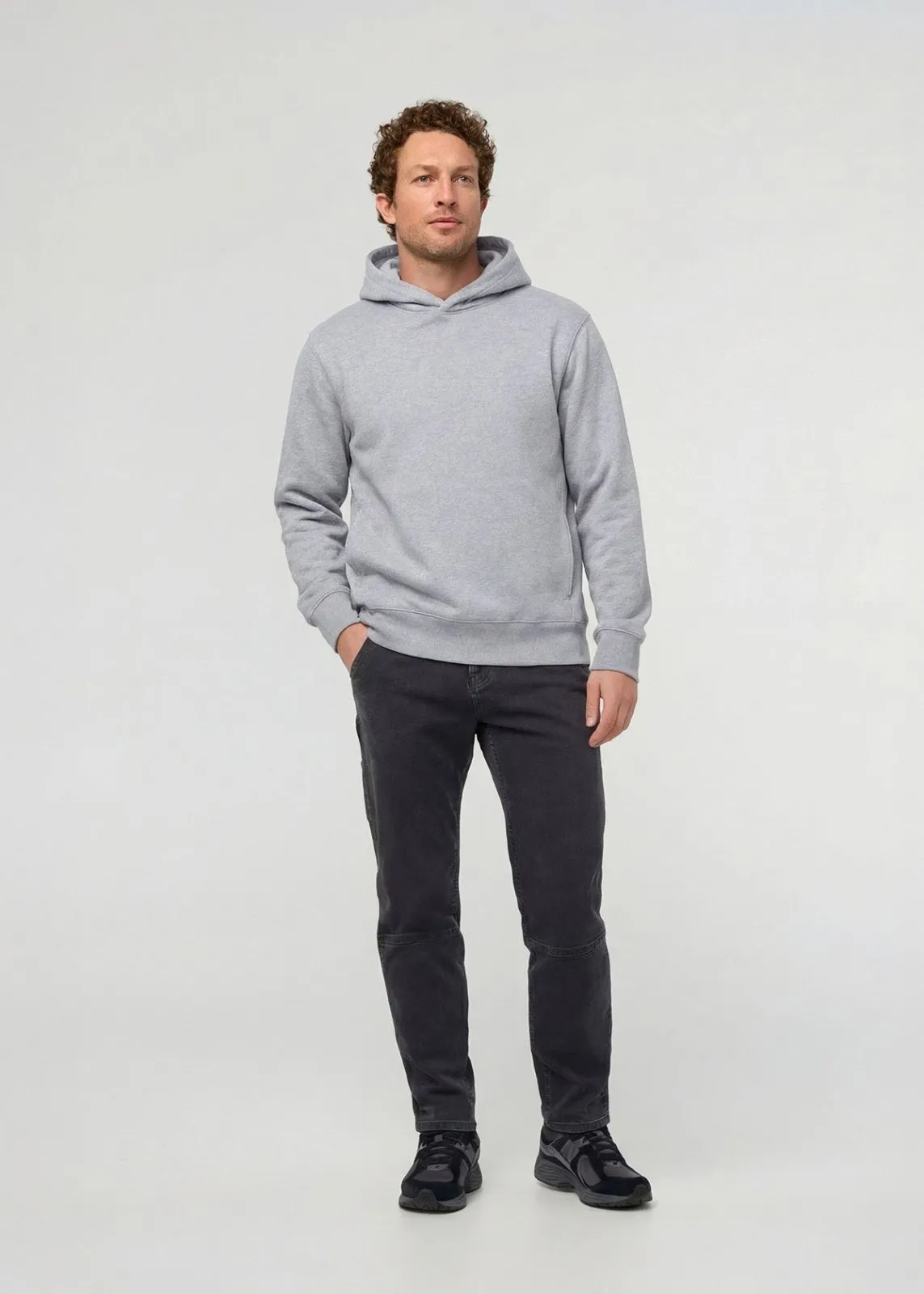 DuraSoft Fleece Motion Hoodie - Heather Grey sold by DUER product image thumbnail 2