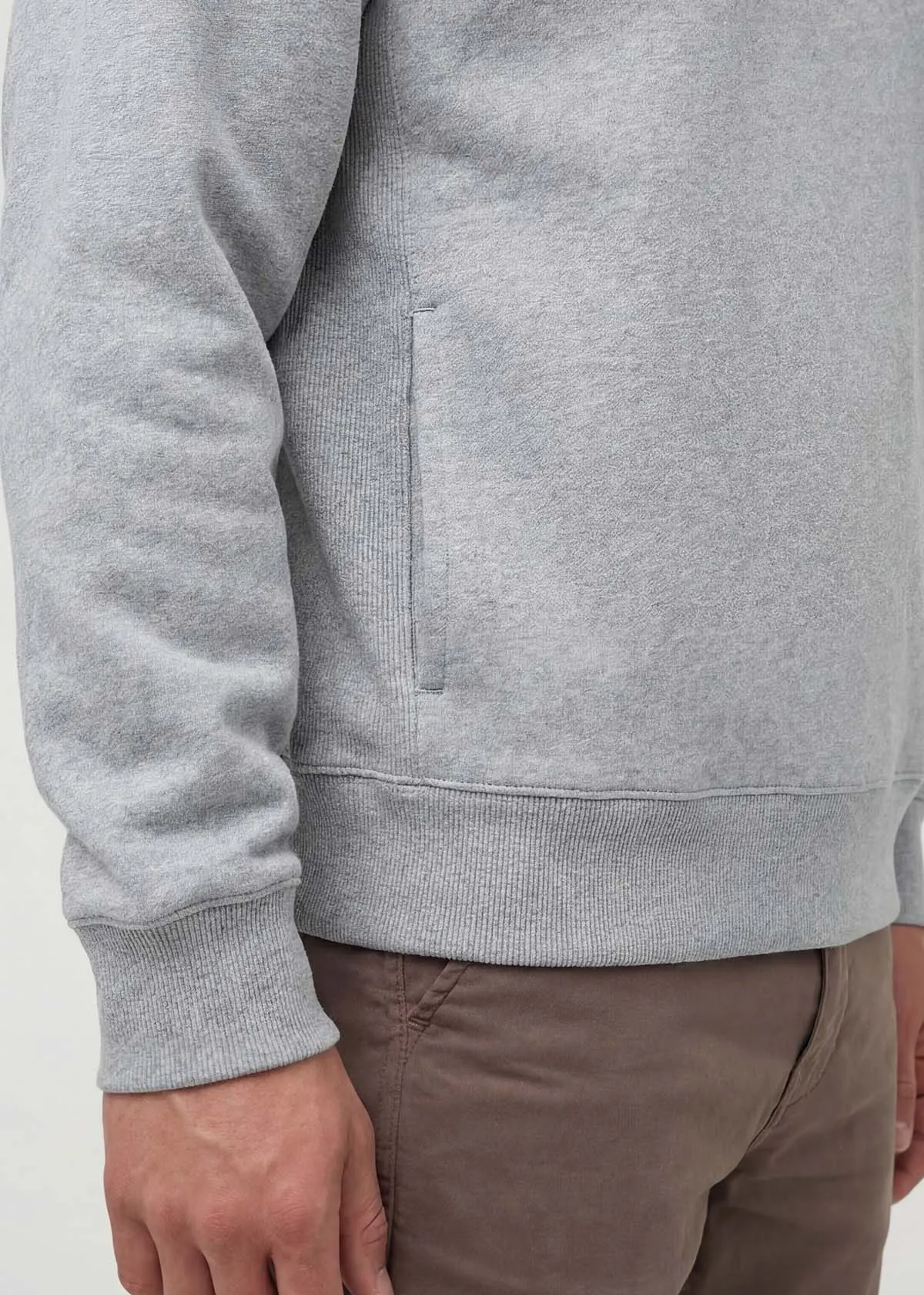 DuraSoft Fleece Motion Hoodie - Heather Grey sold by DUER product image thumbnail 5