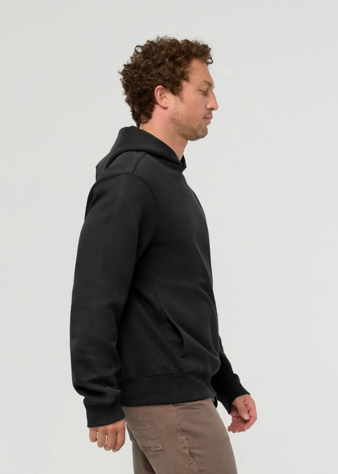 DuraSoft Fleece Motion Hoodie - Black sold by DUER product image thumbnail 3