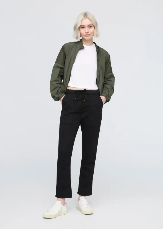 No Sweat Harbour Pant - Black sold by DUER