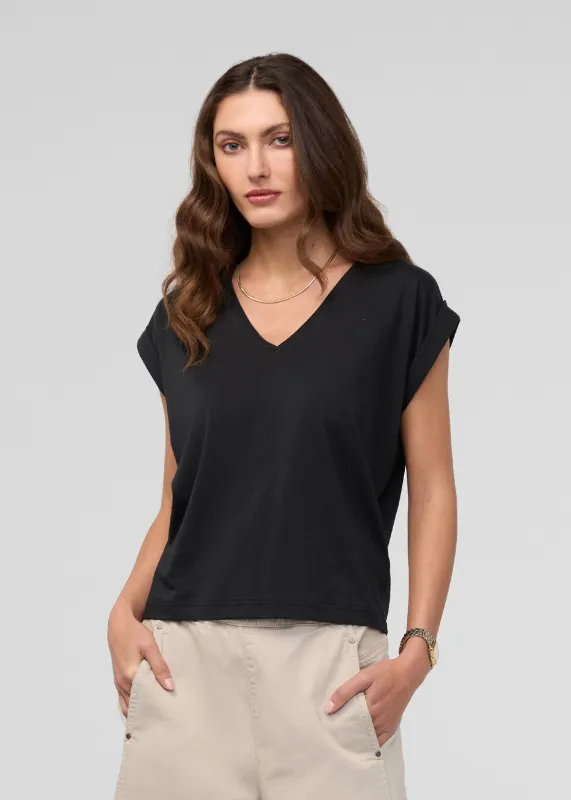 PurePima Dolman V-Neck sold by DUER