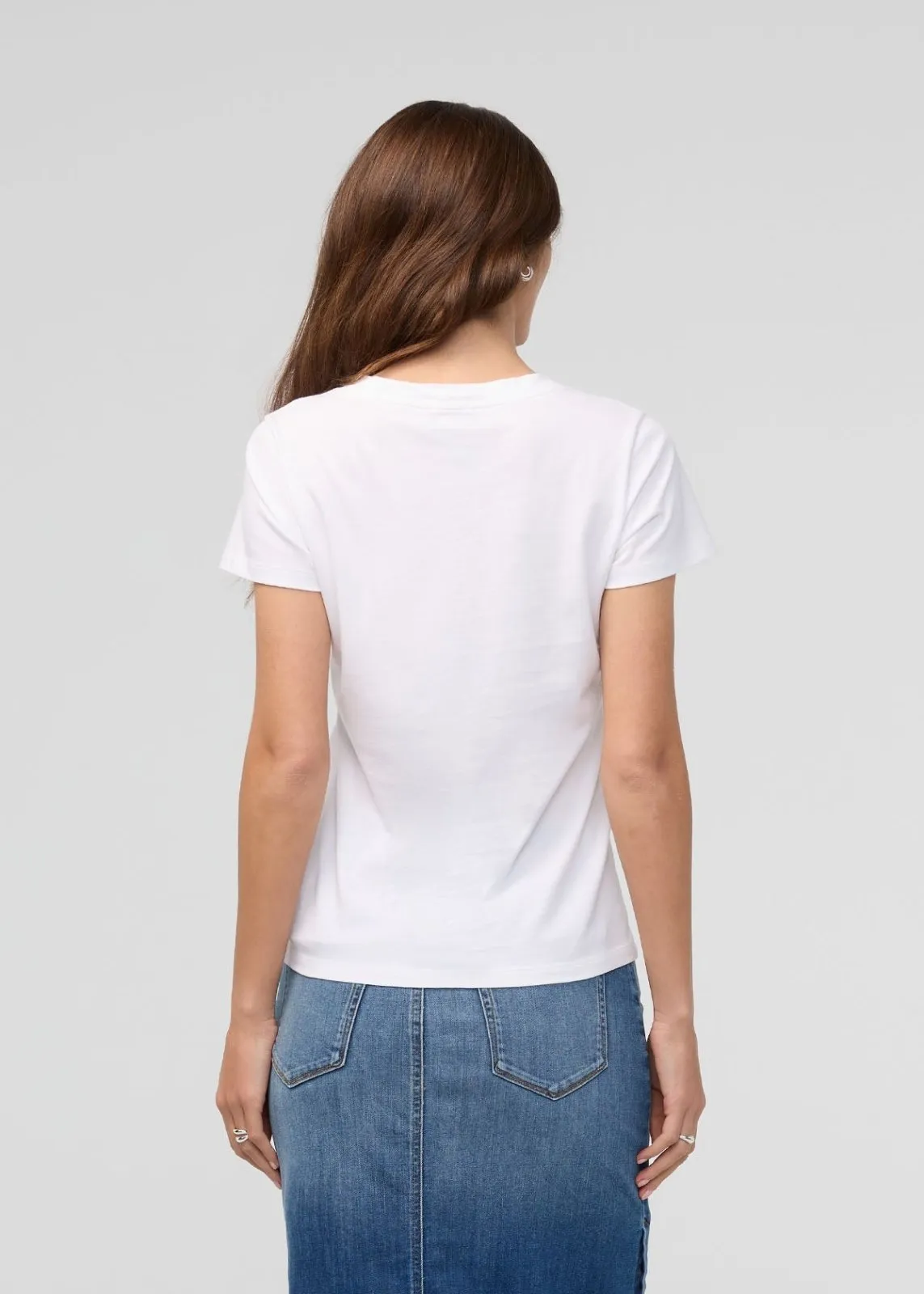 PurePima Slim V-Neck - White sold by DUER product image thumbnail 4