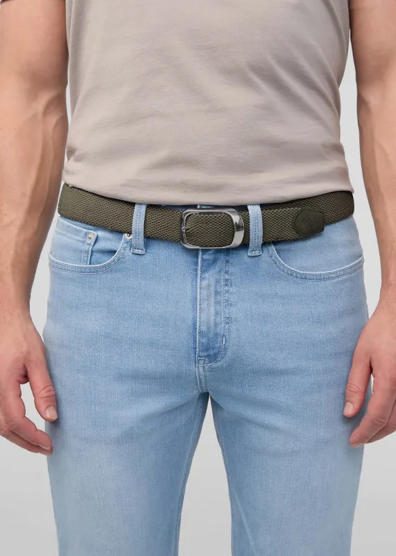 Performance Stretch Belt - Olive Drab sold by DUER