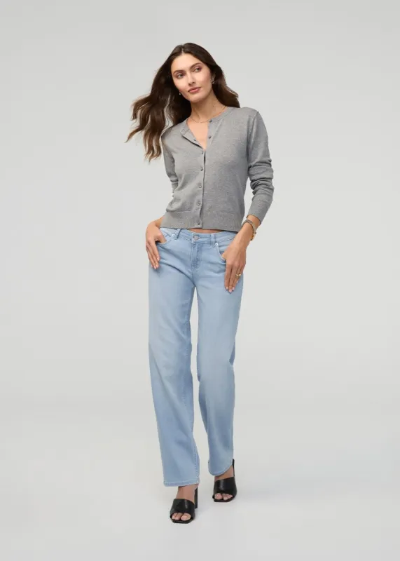 Performance Denim Mid Rise Straight - Desert Blue sold by DUER