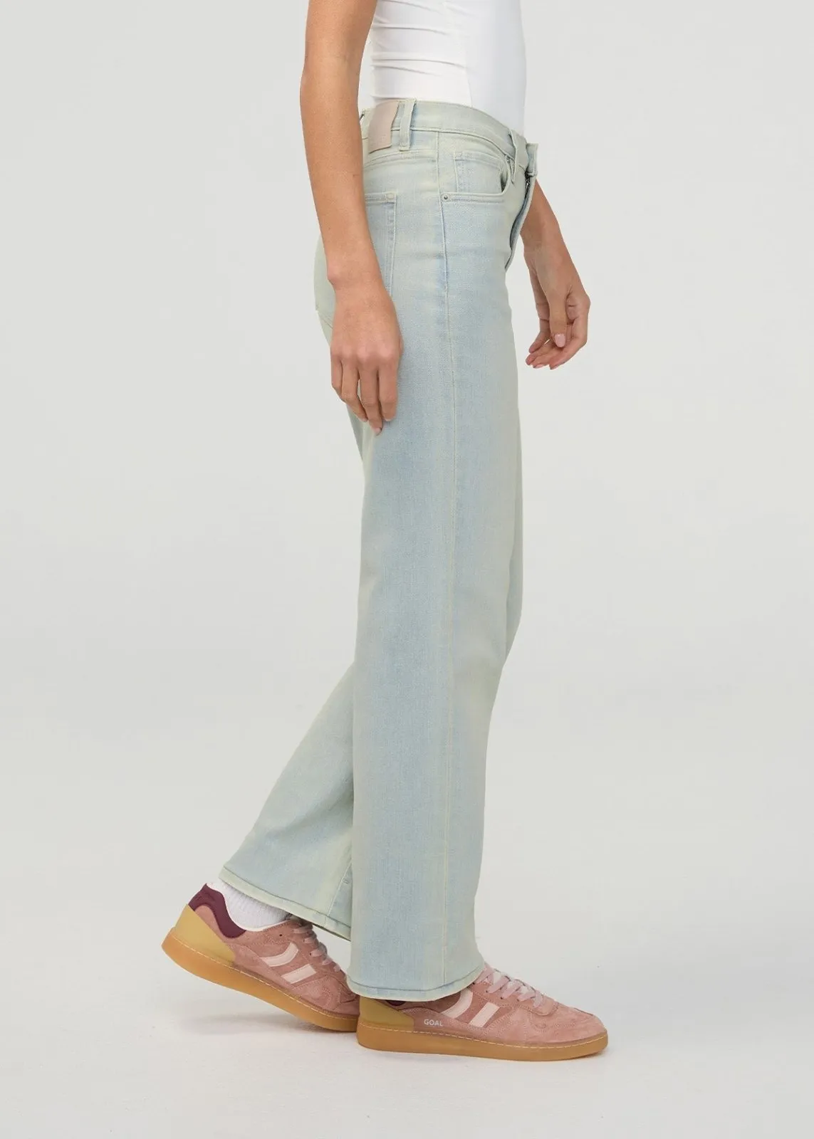 Performance Denim+ High Rise Straight - Moonstone sold by DUER product image thumbnail 3