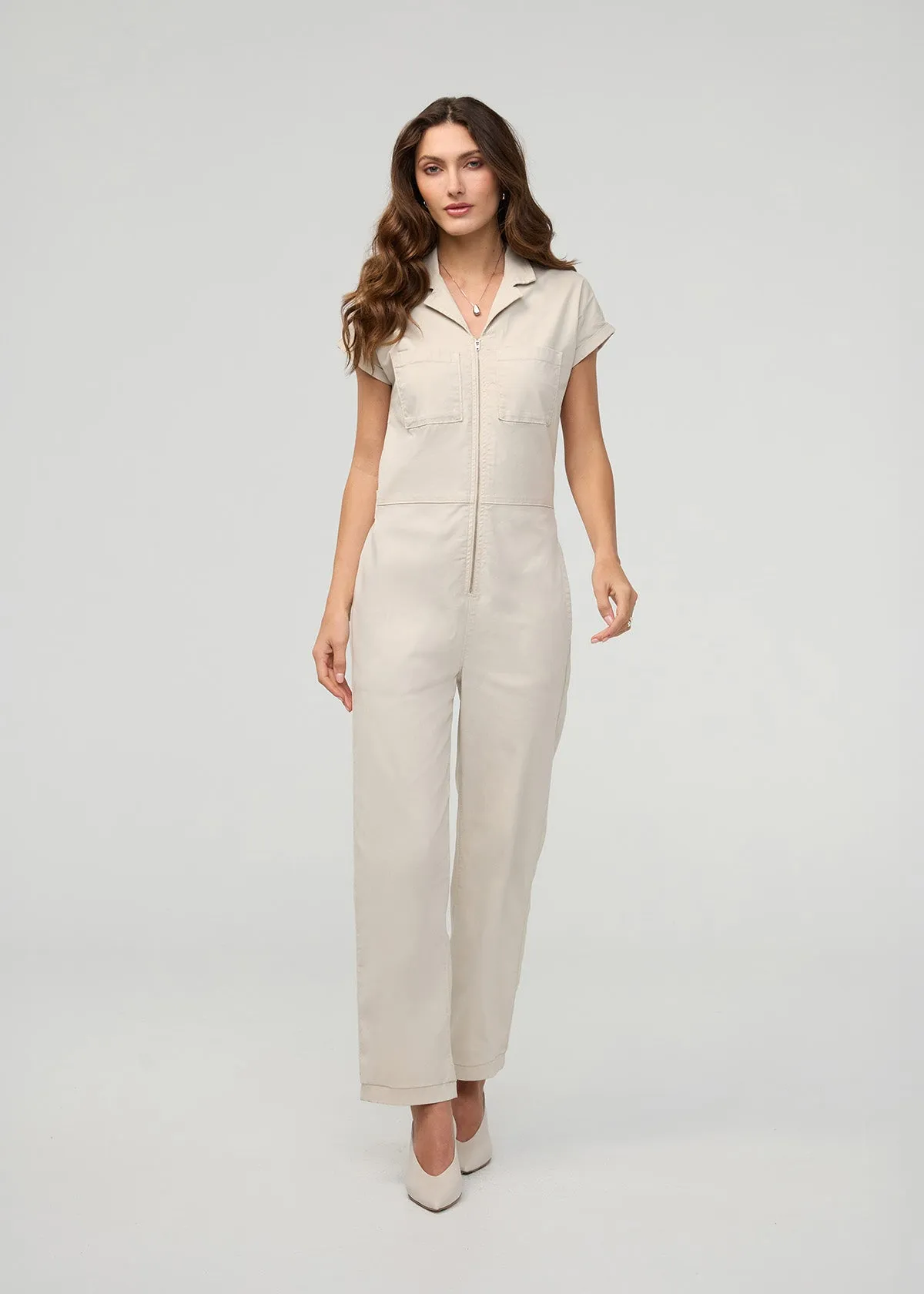 Live Lite Boiler Suit - Sandstone sold by DUER