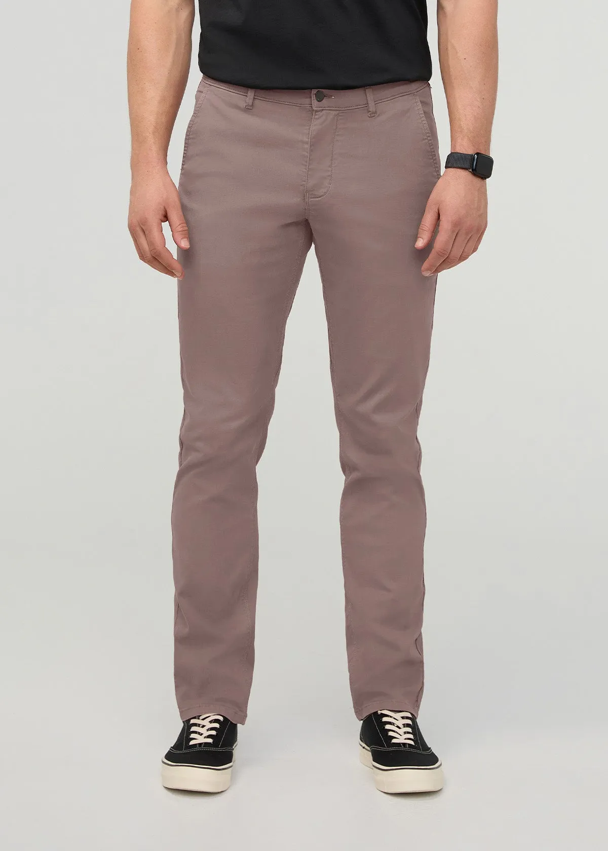Live Lite Slim Straight Chino - Hazy Mauve sold by DUER product image thumbnail 2