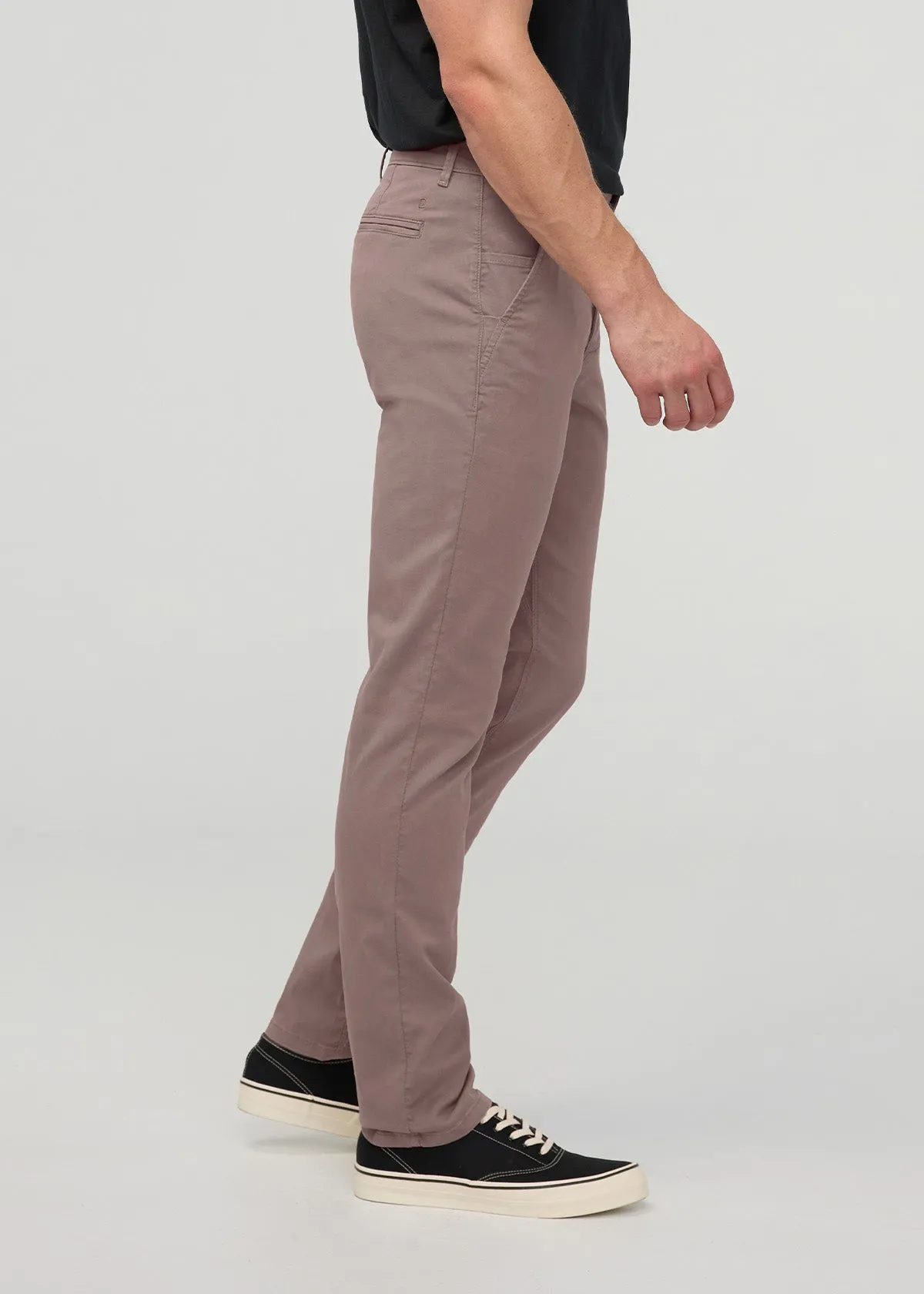 Live Lite Slim Straight Chino - Hazy Mauve sold by DUER product image thumbnail 3