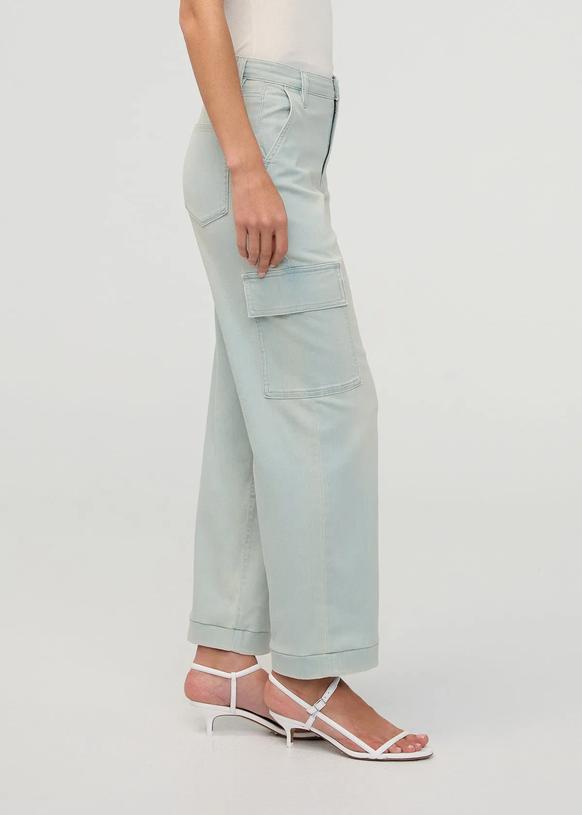 Performance Denim Lite High Rise Cargo - Palisade sold by DUER product image thumbnail 3