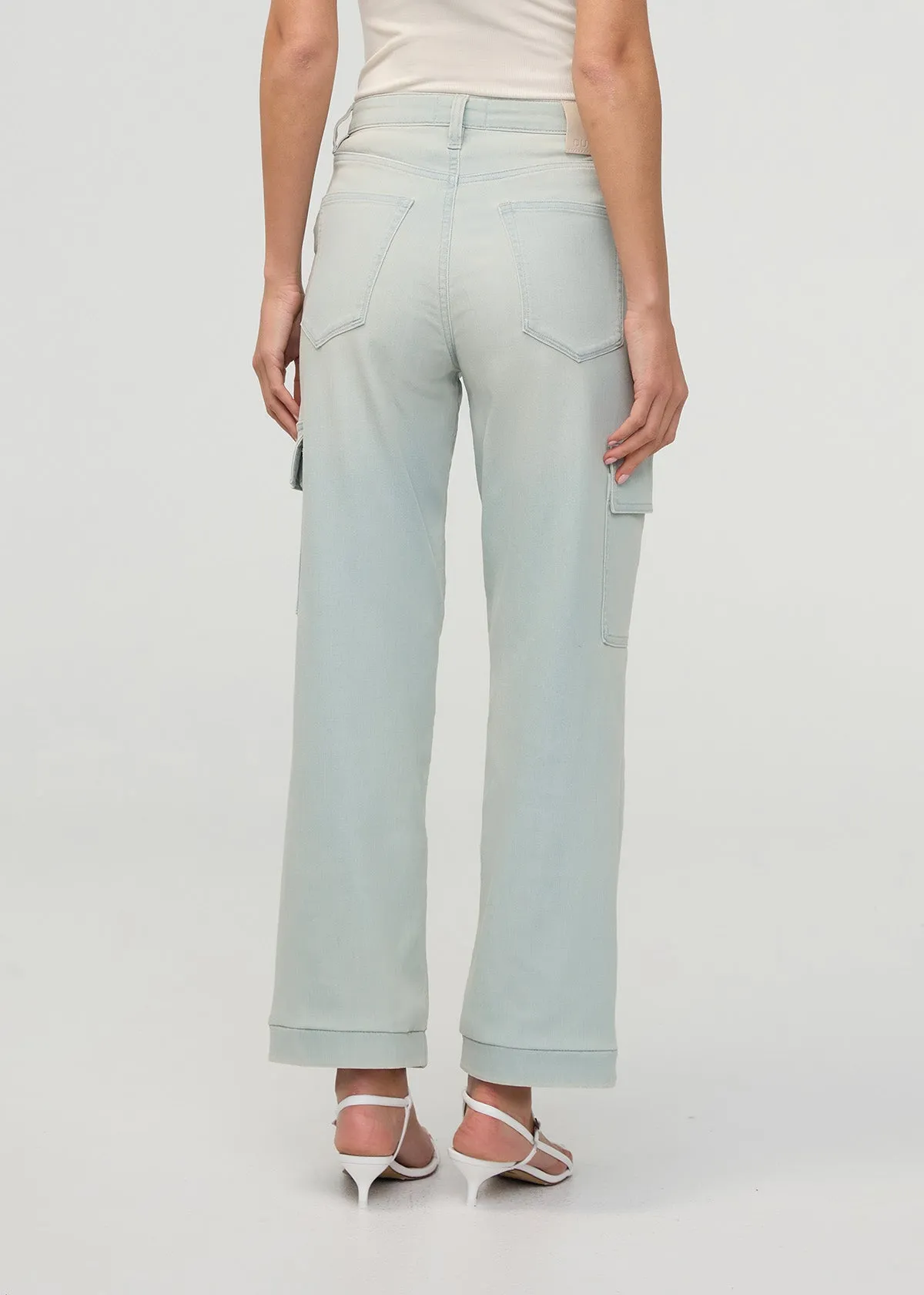 Performance Denim Lite High Rise Cargo - Palisade sold by DUER product image thumbnail 4