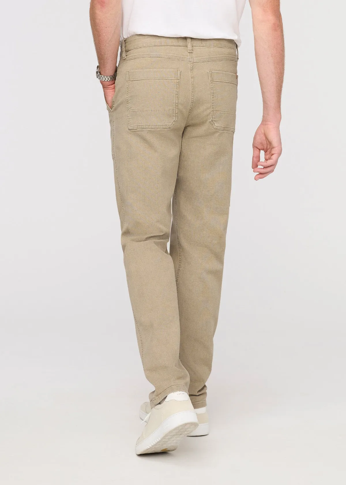 Stretch Canvas Utility Pant - Tan sold by DUER product image thumbnail 4