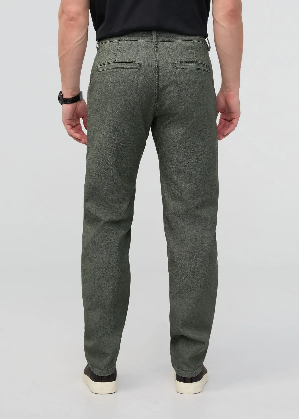 Stretch Canvas Relaxed Straight Chino - Black Spruce sold by DUER product image thumbnail 4