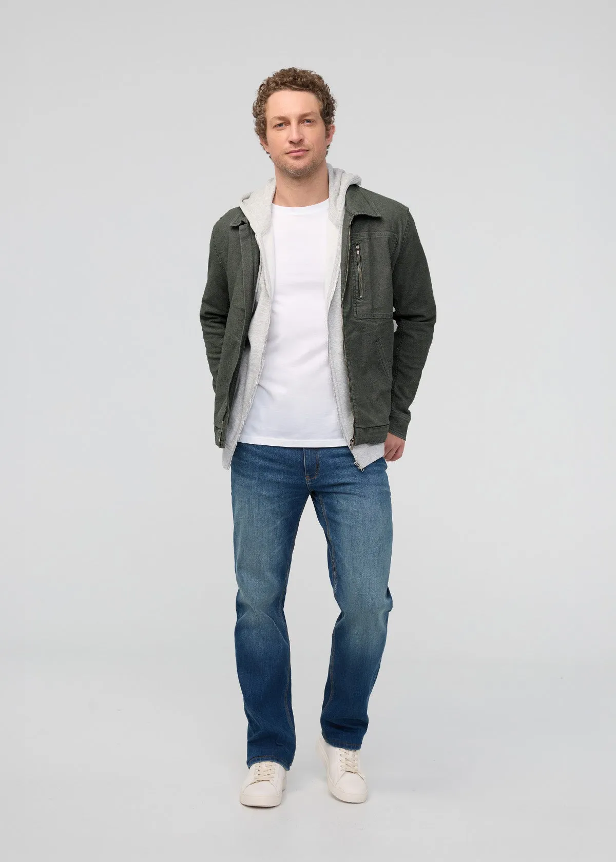 Stretch Canvas Utility Jacket - Black Spruce sold by DUER product image thumbnail 2