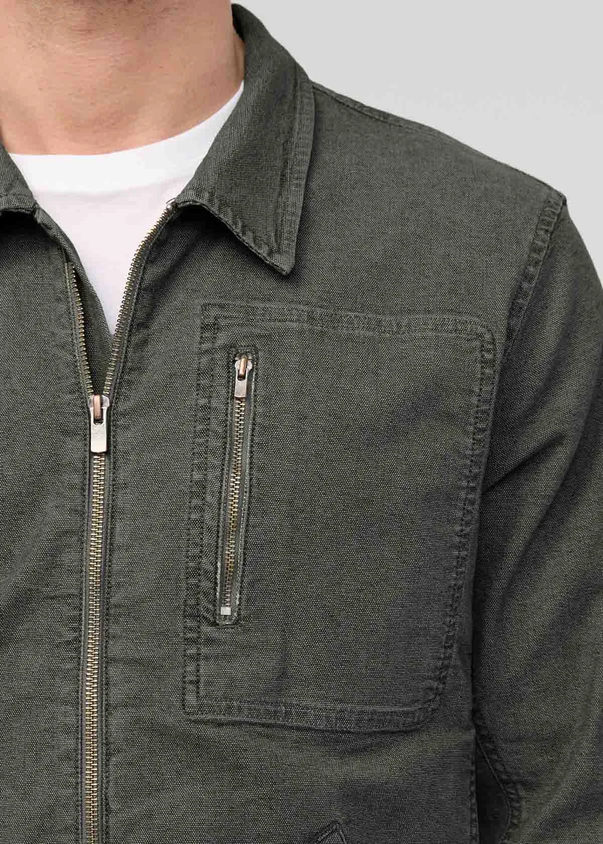 Stretch Canvas Utility Jacket - Black Spruce sold by DUER product image thumbnail 5