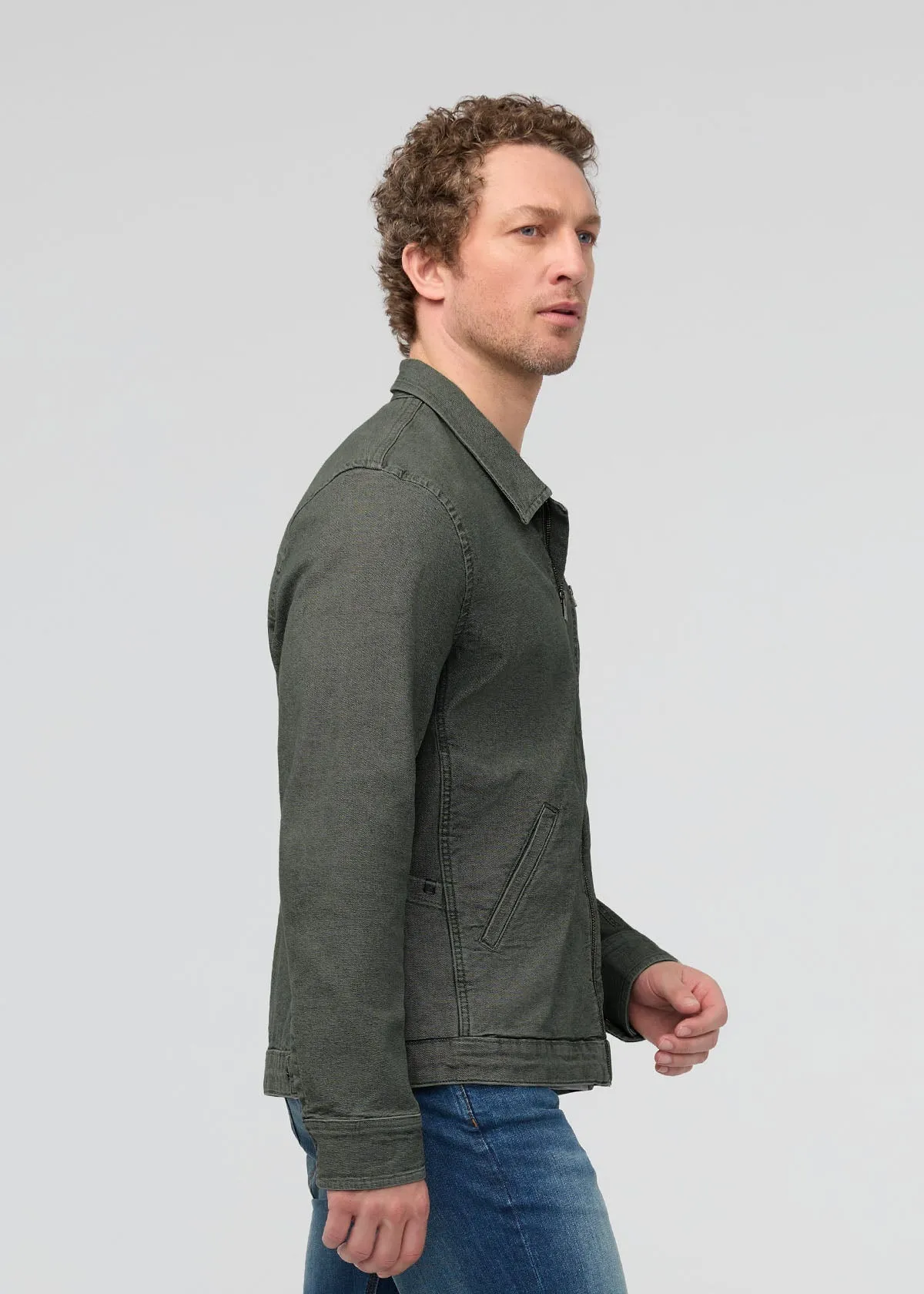 Stretch Canvas Utility Jacket - Black Spruce sold by DUER product image thumbnail 3