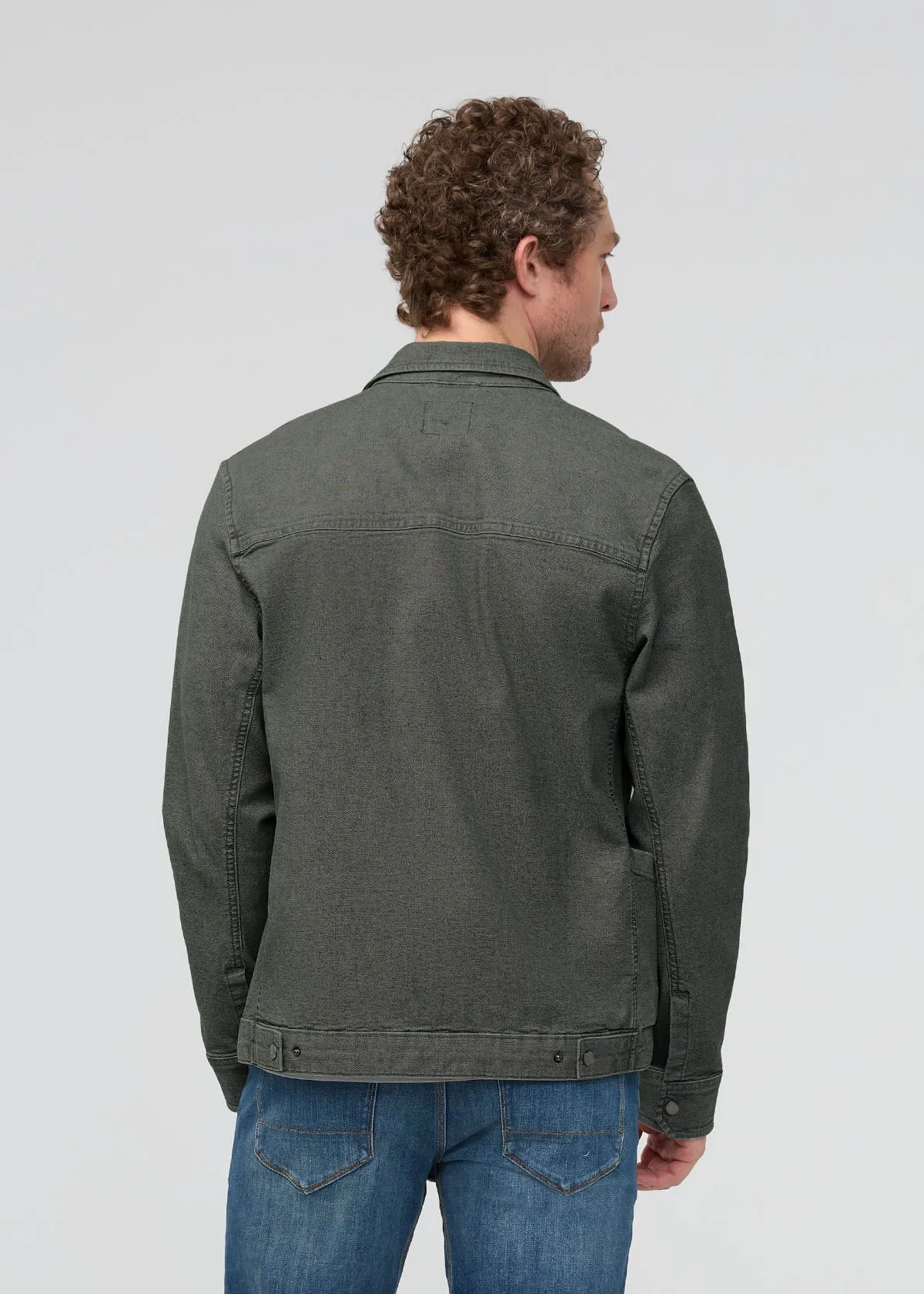 Stretch Canvas Utility Jacket - Black Spruce sold by DUER product image thumbnail 4
