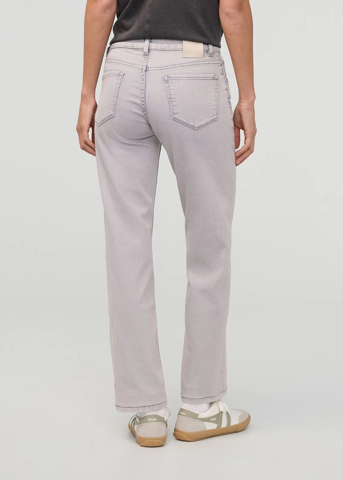 Performance Denim Mid Rise Straight - Quartz Fade sold by DUER product image thumbnail 4