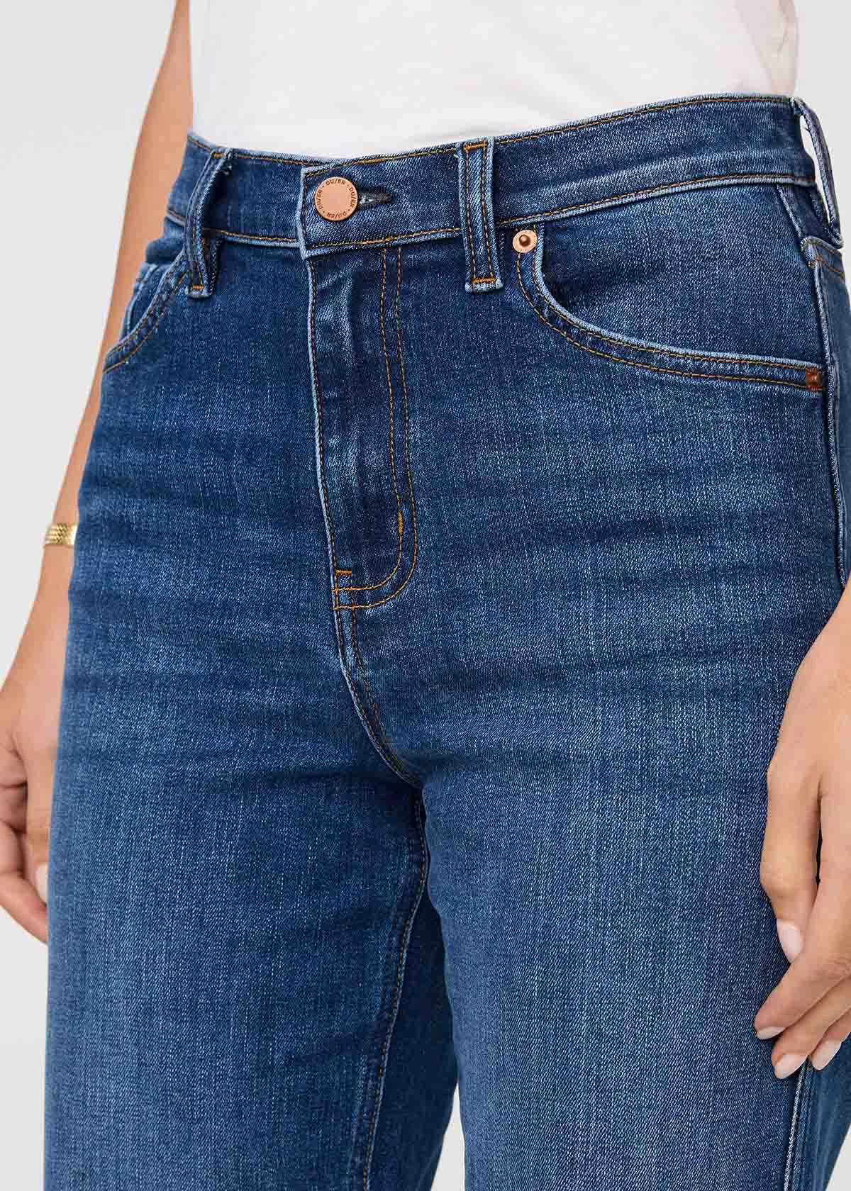 Performance Denim+ High Rise Straight - Blue Maize sold by DUER product image thumbnail 5