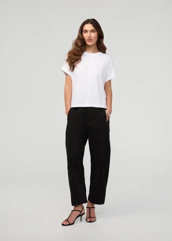 FlexTwill Barrel Pull On Pant - Black made by DUER