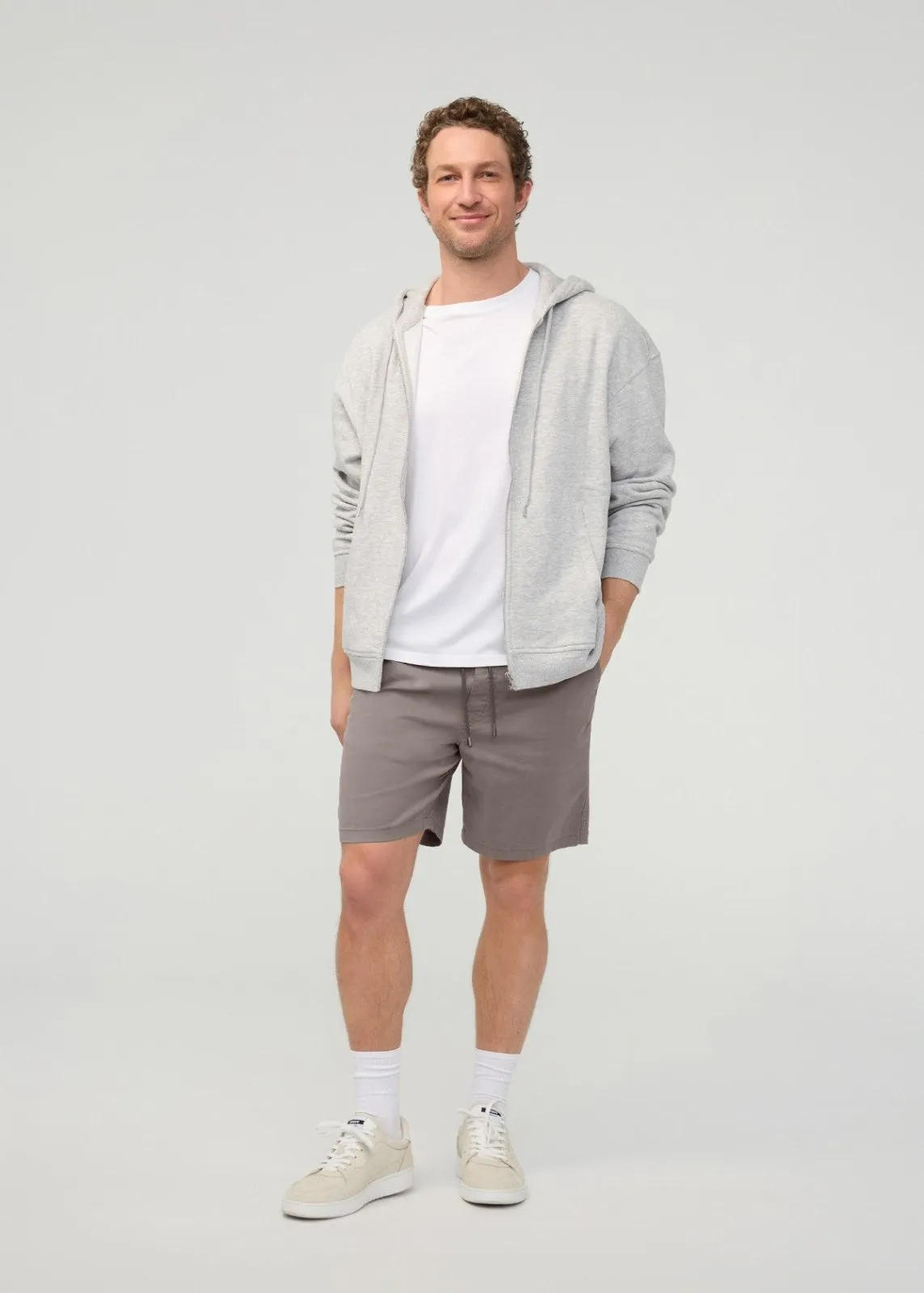 Live Lite Traveller Short - Stone sold by DUER