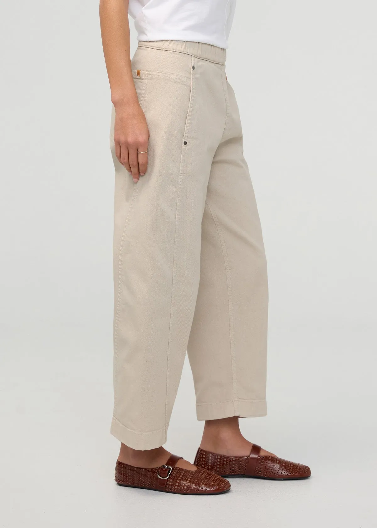 FlexTwill Barrel Pull On Pant - Sandstone sold by DUER product image thumbnail 3