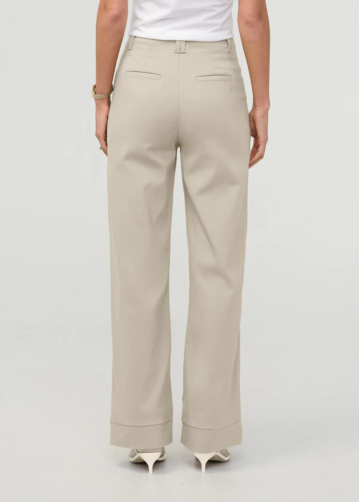 NuStretch High Rise Trouser - Sandstone sold by DUER product image thumbnail 4