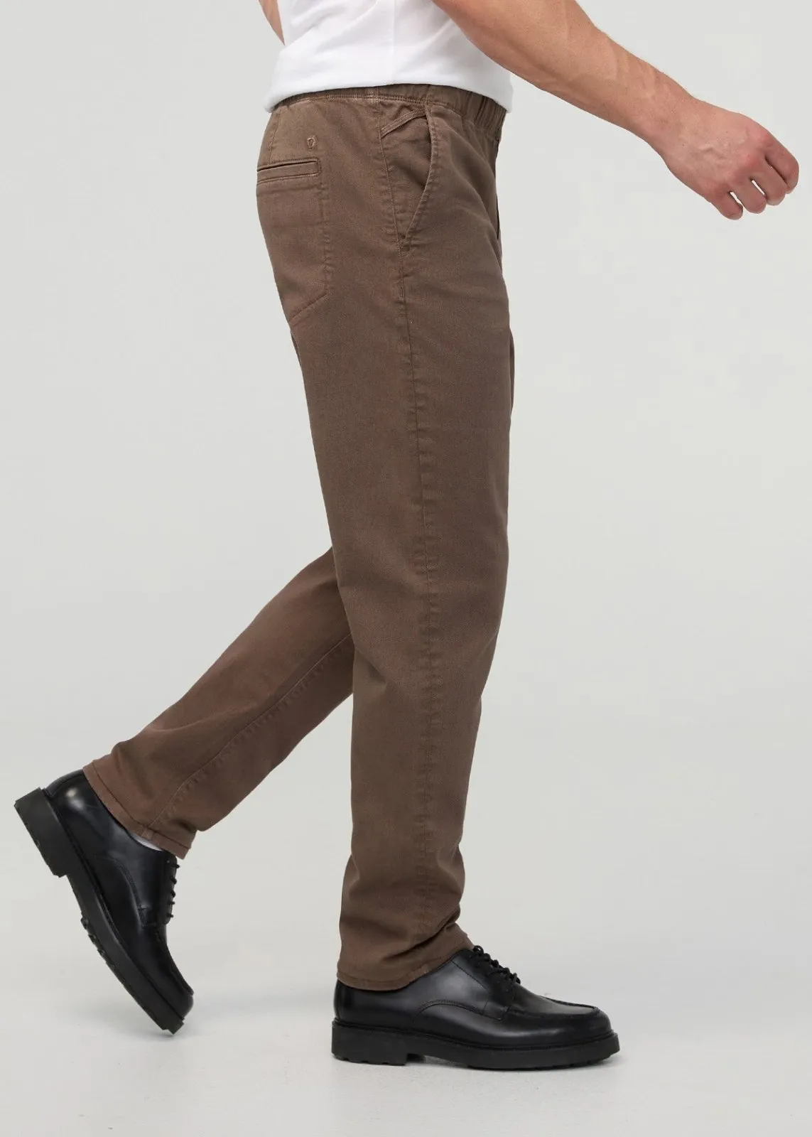 FlexTwill Relaxed Pull On Pant - Canteen sold by DUER product image thumbnail 3