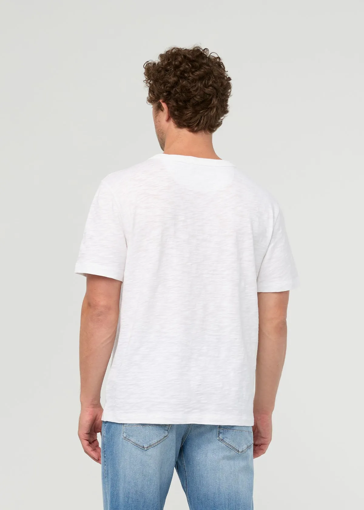 Midweight Slub Jersey Tee - White sold by DUER product image thumbnail 4