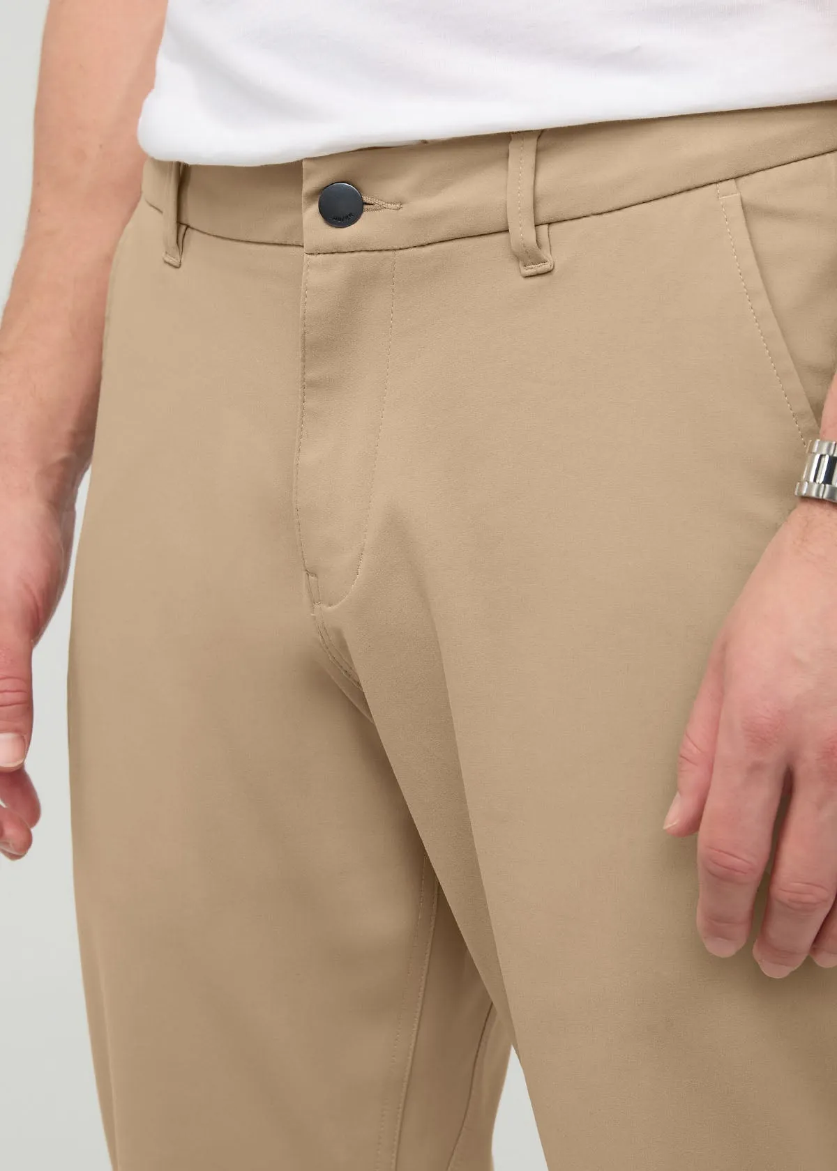 NuStretch Athletic Taper Trouser - Desert Khaki sold by DUER product image thumbnail 5