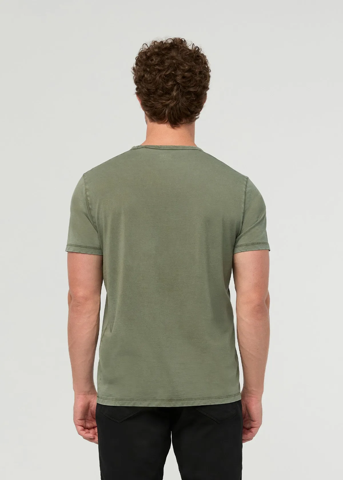 PurePima Pocket Tee - Washed Kelp sold by DUER product image thumbnail 4
