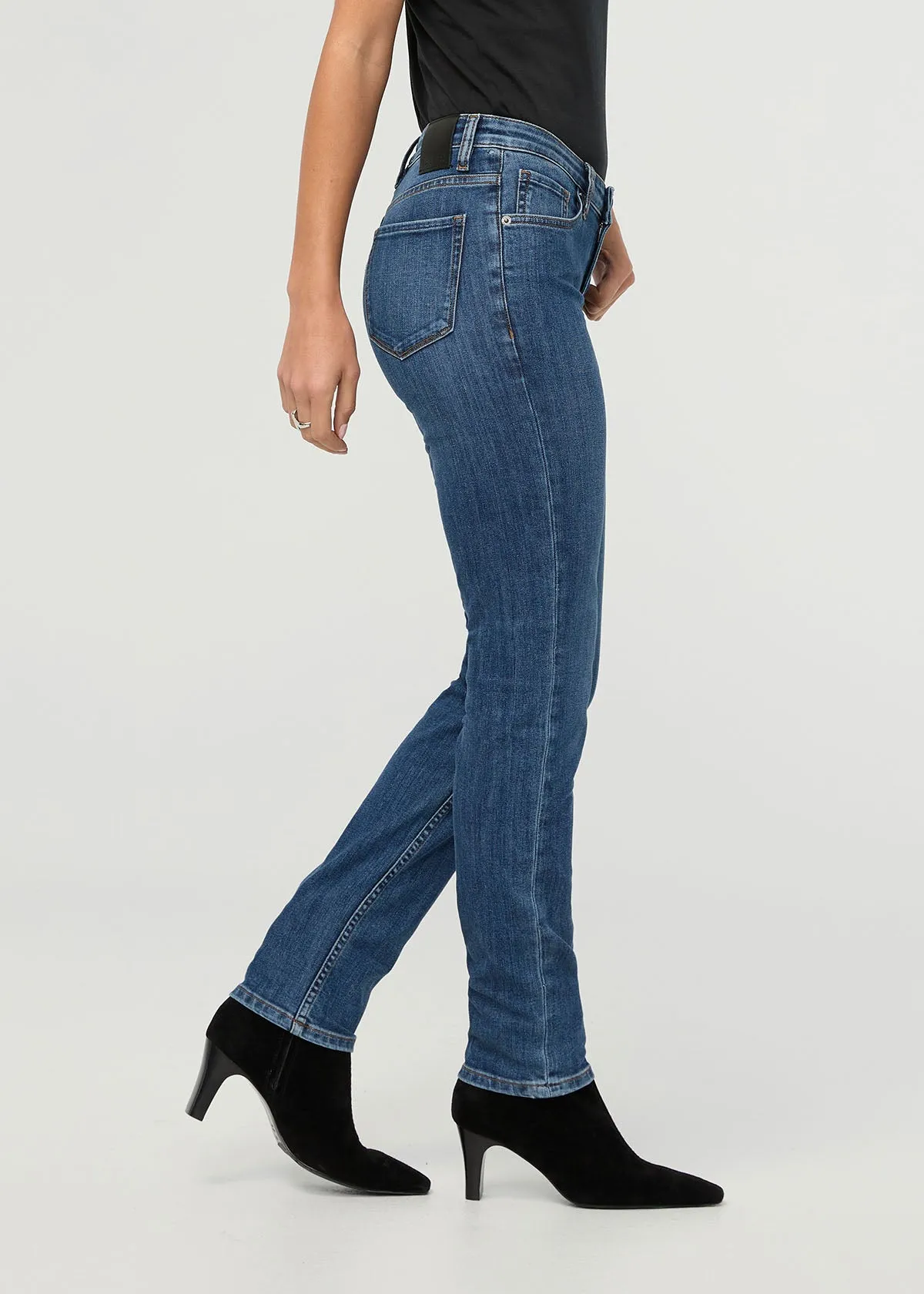 Performance Denim Mid Rise Slim Taper - Classic Stone sold by DUER product image thumbnail 3