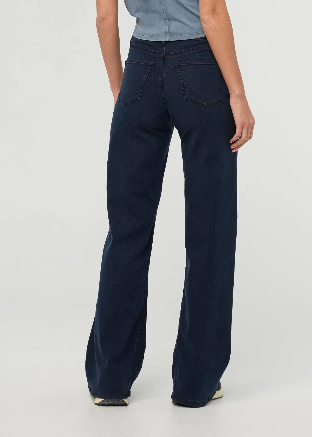 Performance Denim Luxe High Rise Wide Leg - Dusk sold by DUER product image thumbnail 3
