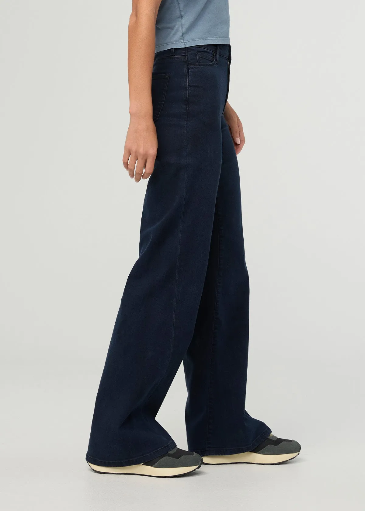 Performance Denim Luxe High Rise Wide Leg - Dusk sold by DUER product image thumbnail 2