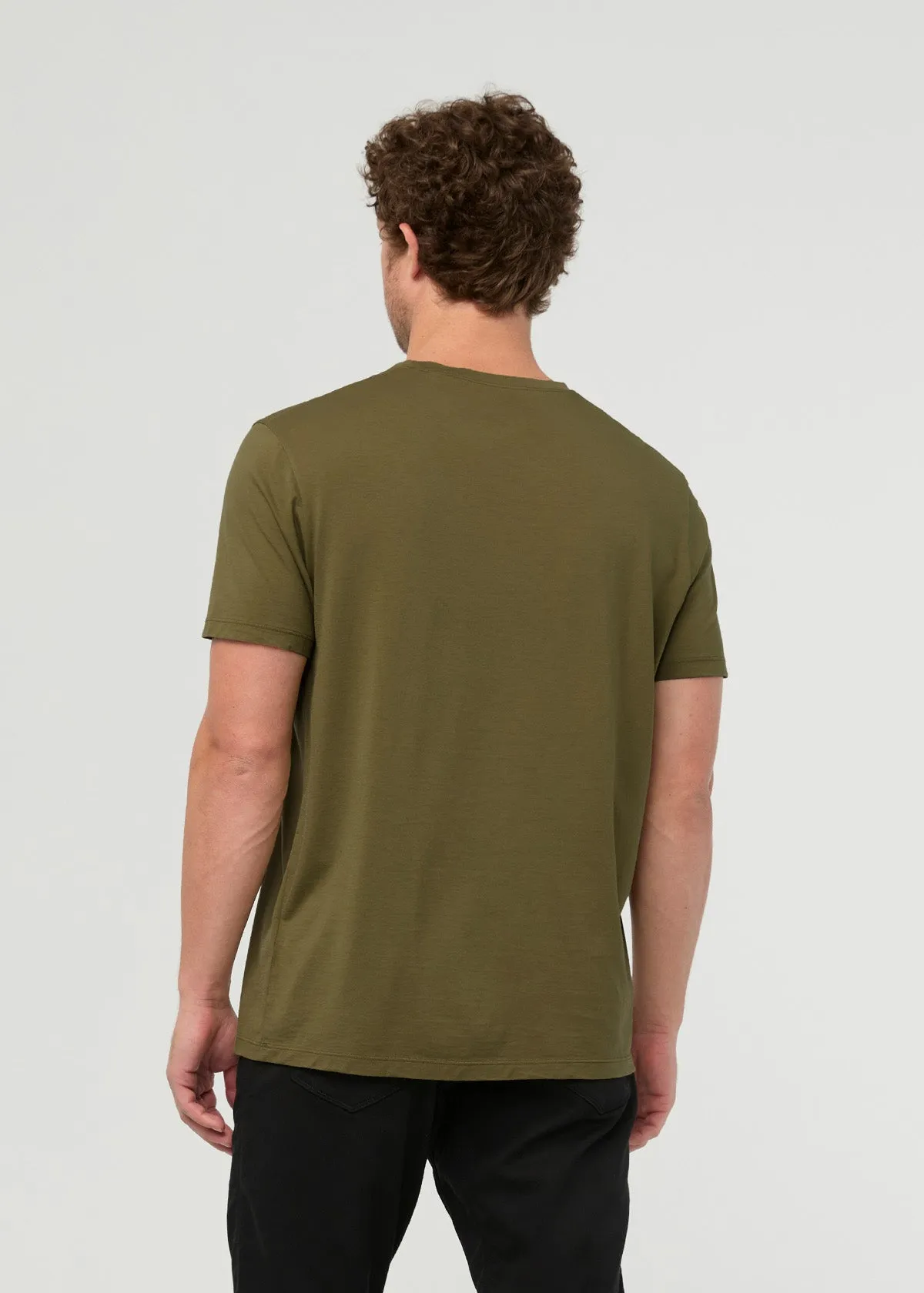 PurePima Only Tee - Olive sold by DUER product image thumbnail 4