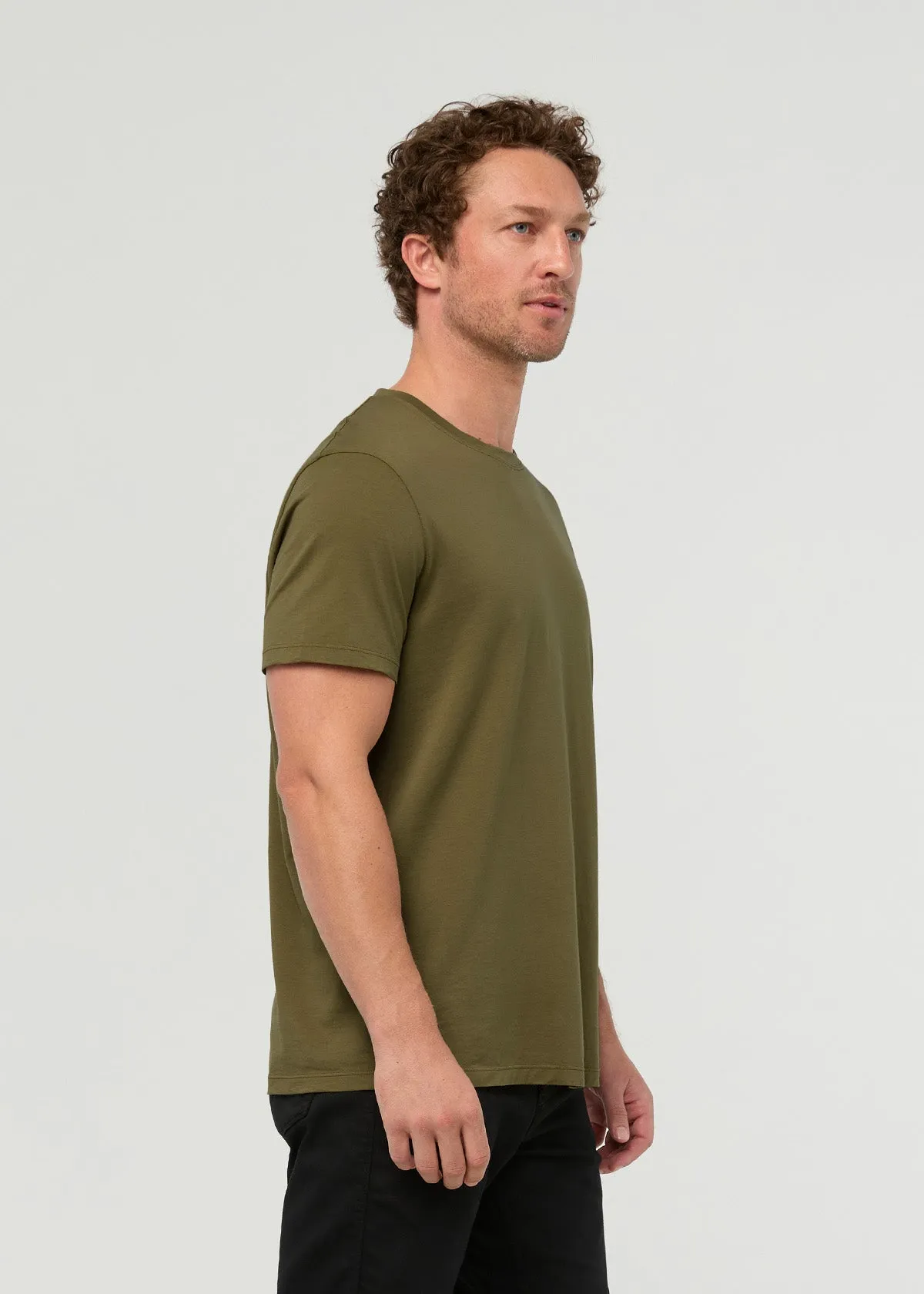 PurePima Only Tee - Olive sold by DUER product image thumbnail 3