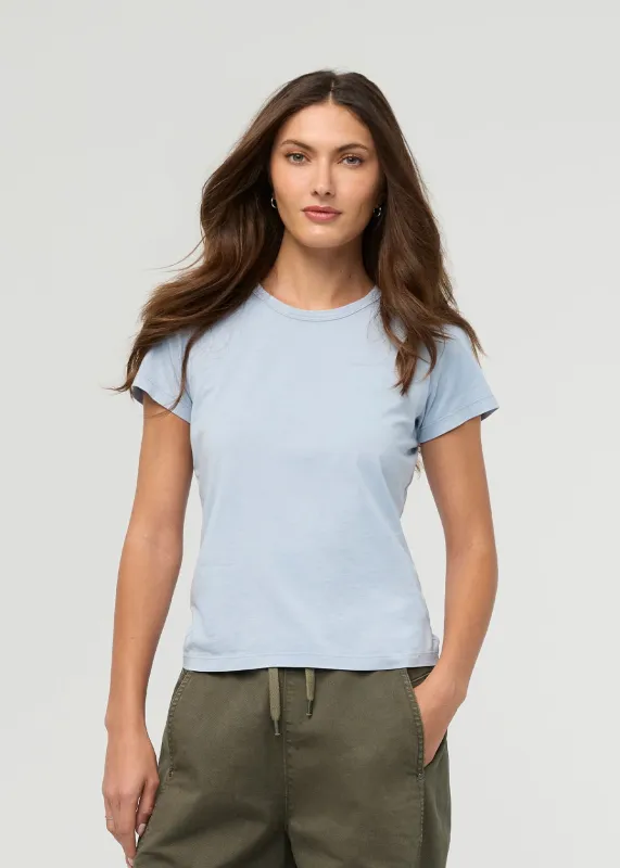 PurePima Slim Crew - Washed Glacier made by DUER