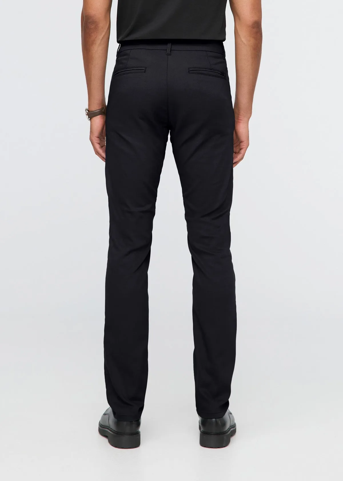 NuStretch Slim Straight Trouser - Black sold by DUER product image thumbnail 4