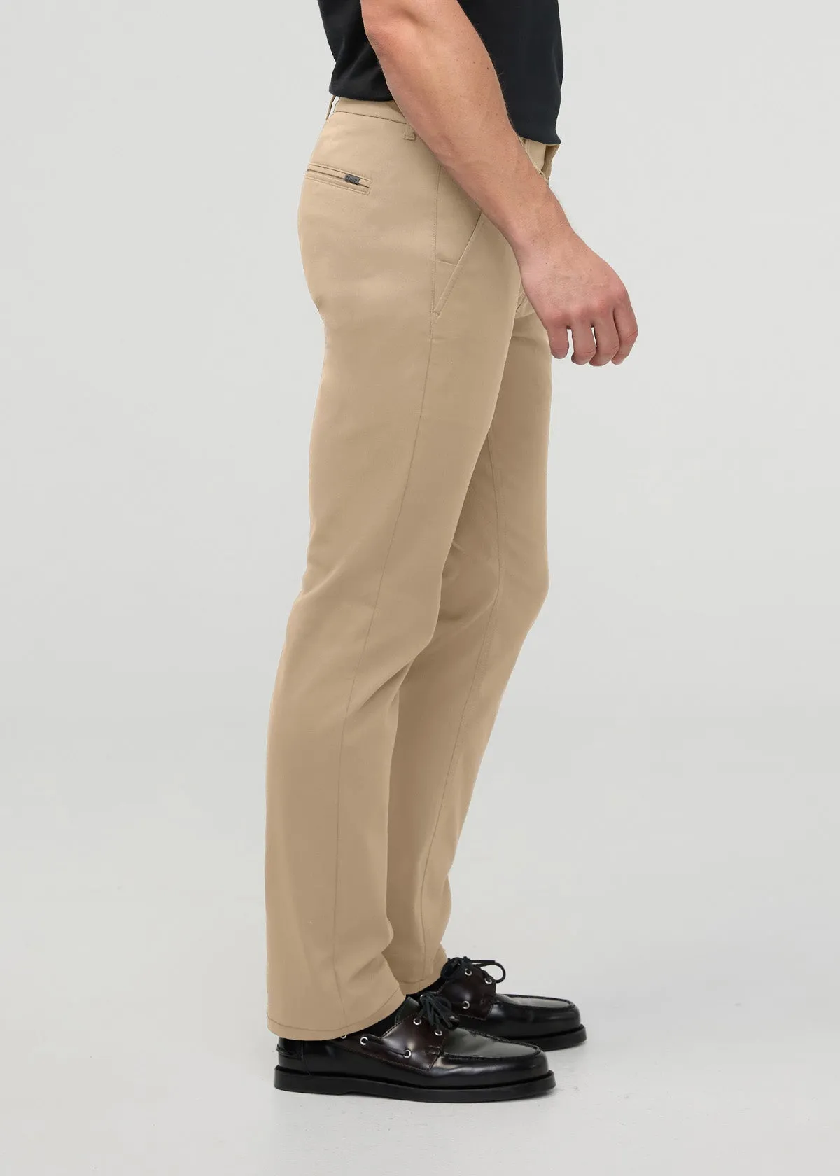 NuStretch Slim Straight Trouser - Desert Khaki sold by DUER product image thumbnail 3