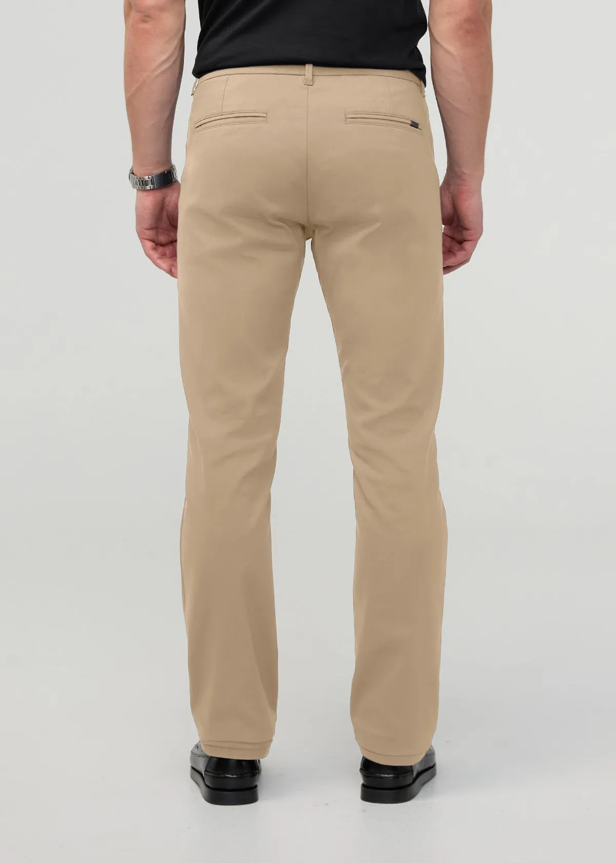 NuStretch Slim Straight Trouser - Desert Khaki sold by DUER product image thumbnail 4