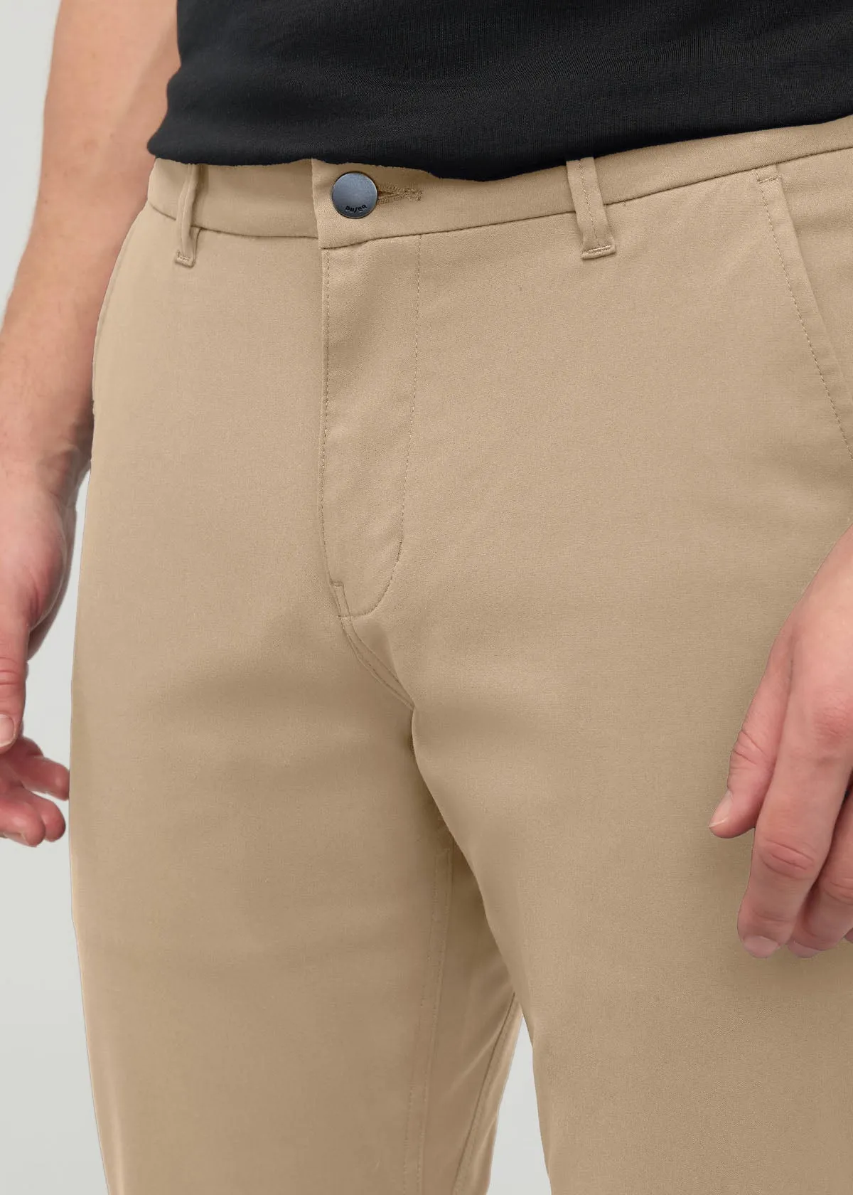 NuStretch Slim Straight Trouser - Desert Khaki sold by DUER product image thumbnail 5