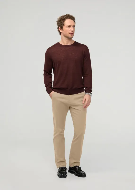 NuStretch Slim Straight Trouser - Desert Khaki made by DUER