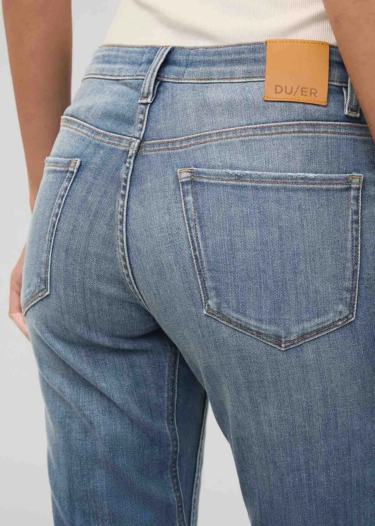 Performance Denim Mid Rise Slim Taper - Blue Ash sold by DUER product image thumbnail 5