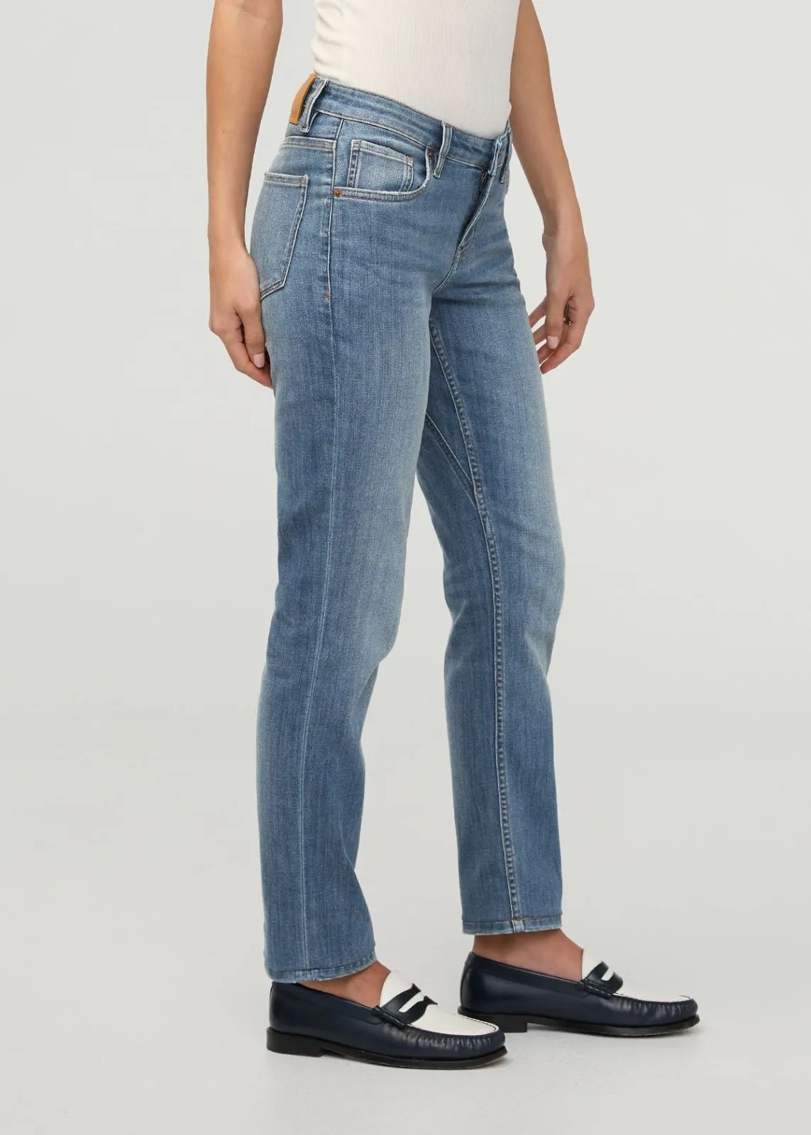 Performance Denim Mid Rise Slim Taper - Blue Ash sold by DUER product image thumbnail 3