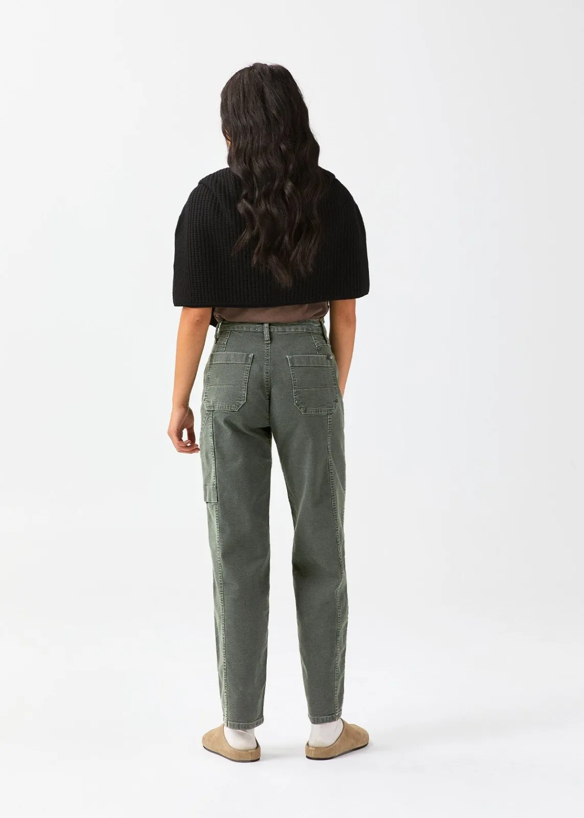 Stretch Canvas Utility Pant - Thyme sold by DUER product image thumbnail 2