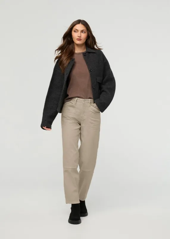 Stretch Canvas Utility Pant - Garment Dye Sand made by DUER