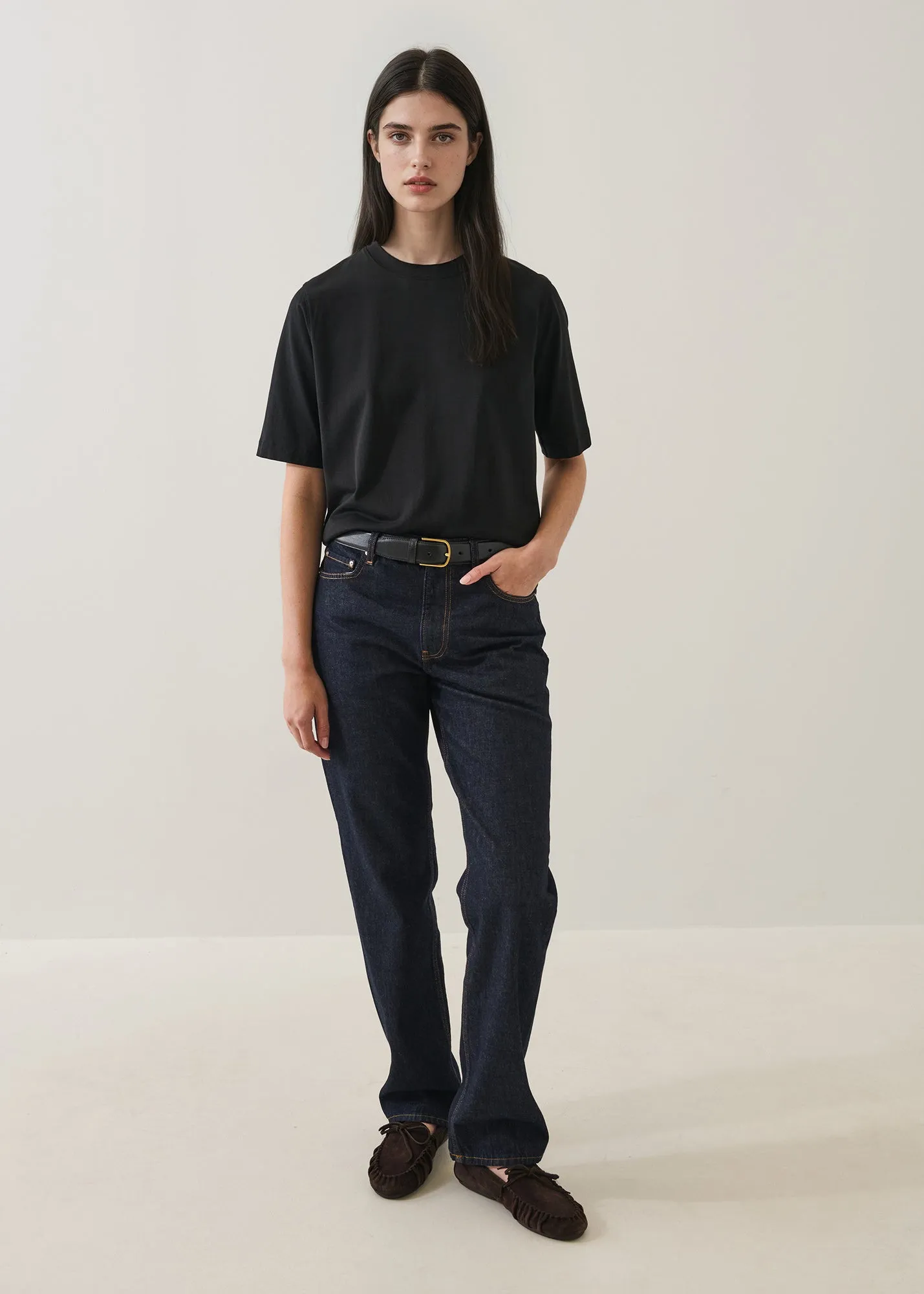 Organic Pima Cotton Relaxed Crew sold by Patrick Assaraf product image thumbnail 5