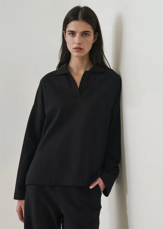 Pima Cotton French Terry
Relaxed Polo made by Patrick Assaraf